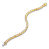 18ct Yellow Gold - 5ct VS+ Diamond - Tennis Bracelet