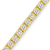 18ct Yellow Gold - 3ct VS+ Diamond - Tennis Bracelet