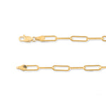 9ct Yellow Gold - Paperclip - Chain Extender