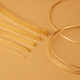 9ct Yellow Gold - Square Wire