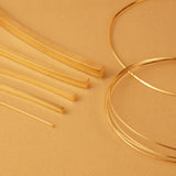 14ct Yellow Gold - Square Wire