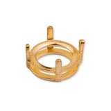 9ct Yellow Gold - Round Basket Setting