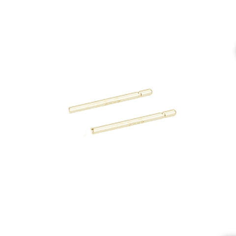 18ct Yellow Gold - Single Notch Earring Posts