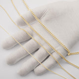 9ct Yellow Gold - Curb - Bracelet Chain