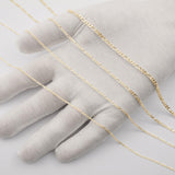 9ct Yellow Gold - Figaro 3:1 - Bracelet Chain