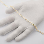 9ct Yellow Gold - Industrial Paperclip - Chain Extender