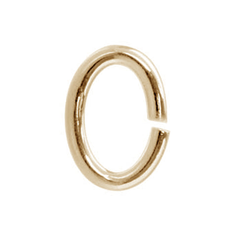 18ct Yellow Gold - Oval Open Jump Rings