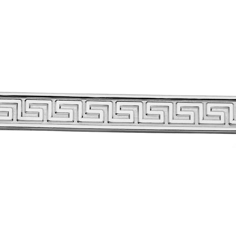 925er Sterlingsilber – Muster „I“ – geprägter Streifen