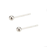 925 Sterling Silver - Ball Stud Earrings