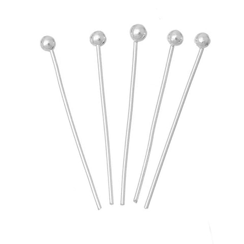 925 Sterling Silver - Ball Head Pins