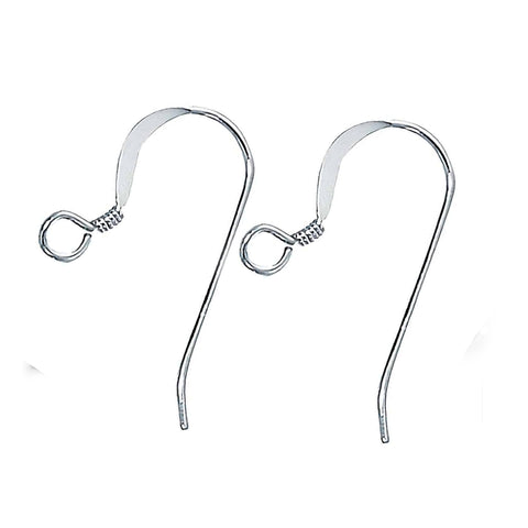 925 Sterling Silver - Coil Ear Hooks