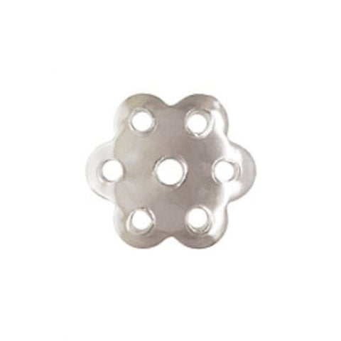 925 Sterling Silver - Flower End Beads