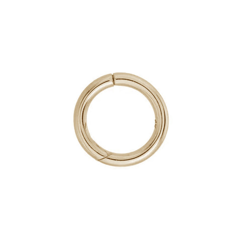 9ct Yellow Gold - Spring Loaded Circle Clasp