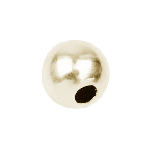 14-karätiges Gelbgold – runde Perlen