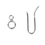 925 Sterling Silver - Hook and Eye Clasp