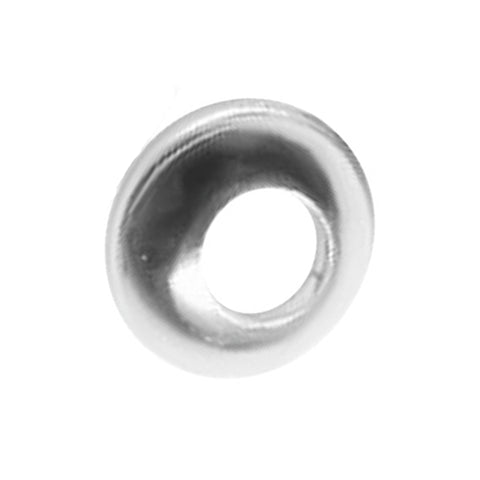 925 Sterling Silver - Saucer End Beads