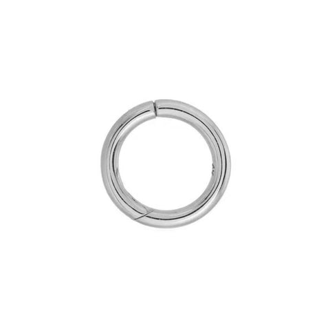 925 Sterling Silver - Spring Loaded Circle Clasp